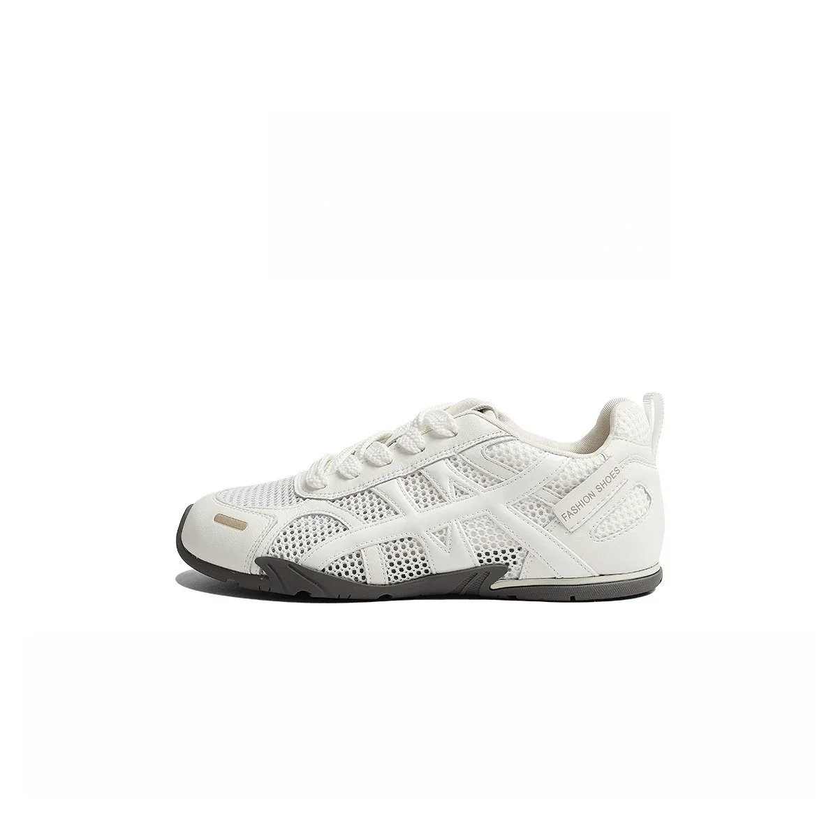 Soft-Leather Edition ~ Lightweight Mesh Training Shoes for Women with Built-in Heel Lift, Breathable,Versatile for Casual Wear