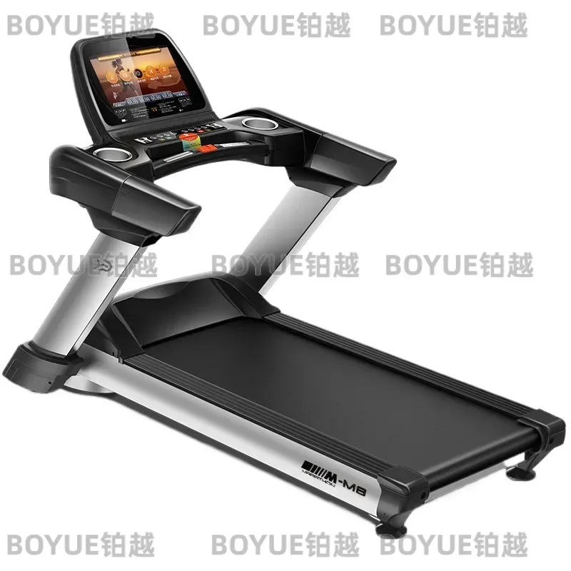 M8 Electric Folding Treadmill Large Screen Home Gym Commercial Running Machine Quiet Motor Fitness Equipment Indoor Workout