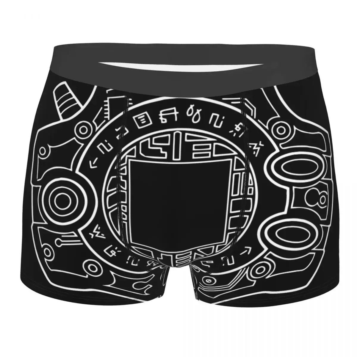 Adventurer's Device Man Underwear Digimon Nostalgic Anime Boxer Shorts Panties Novelty Polyester Underpants for Homme S-XXL