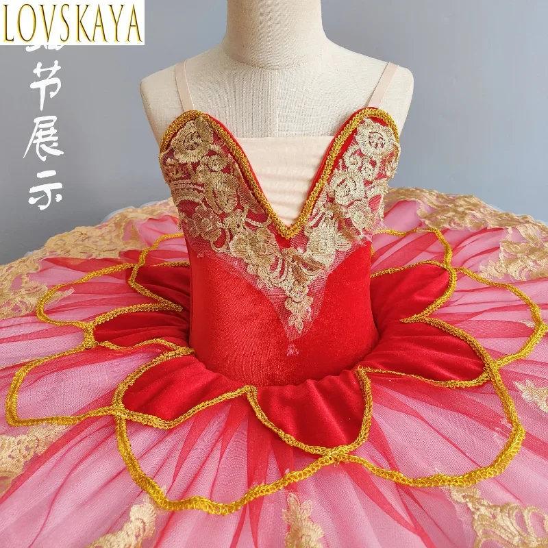New Professional Ballet Girl's Pancake Performance Children's Ballet Girl's Dress