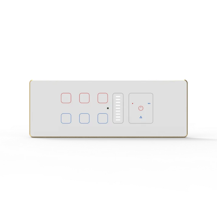 

Home Automation WiFi/Zigbee/Zwave Smart Switch Touch Panel with Alexa Compatibility PC Material App Control for Home & Hotel Use