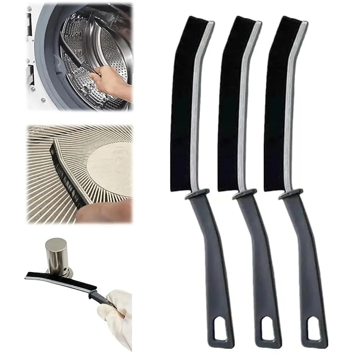 Bathroom Kitchen Gap Cleaning Brush Window Door Track Groove Gap Cleaning Scrub Hard-Bristled Brush Household Cleaning Tools