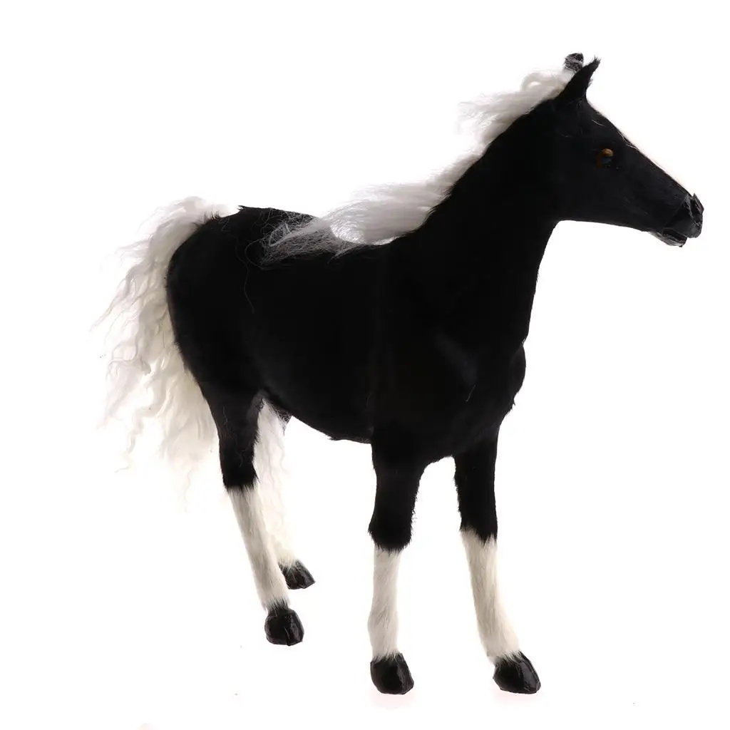 

Simulation Horse Animals Figure Model Soft Plush Stuffed toy