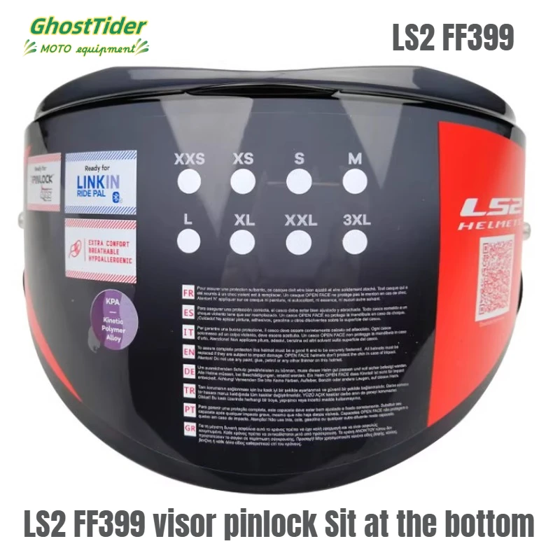 

LS2 FF399 Helmet Lens,Original LS2 AIRFLOW II half Helmet Silver Visors, Open Face Motobike Helmet Color Lens