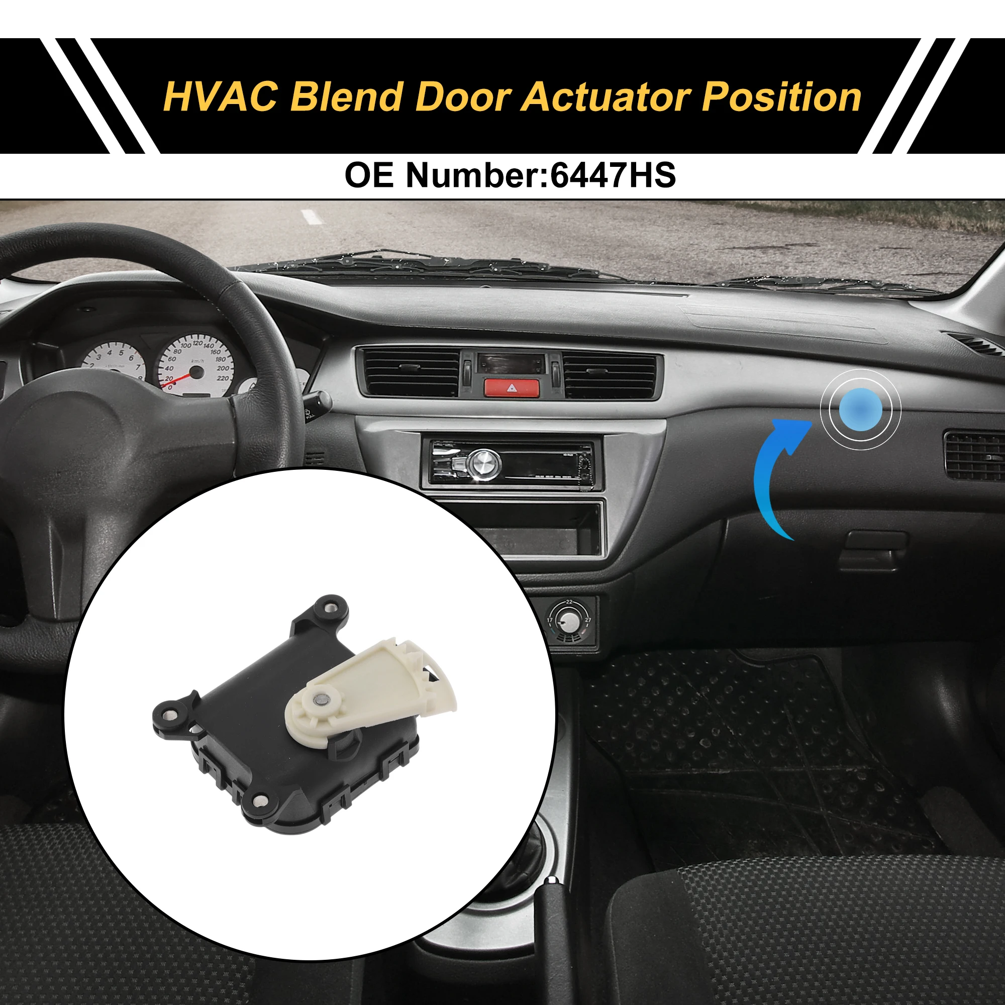 

Привод двери смеси обогревателя UXCELL HVAC для Citroen C5 2004 No 6447HS