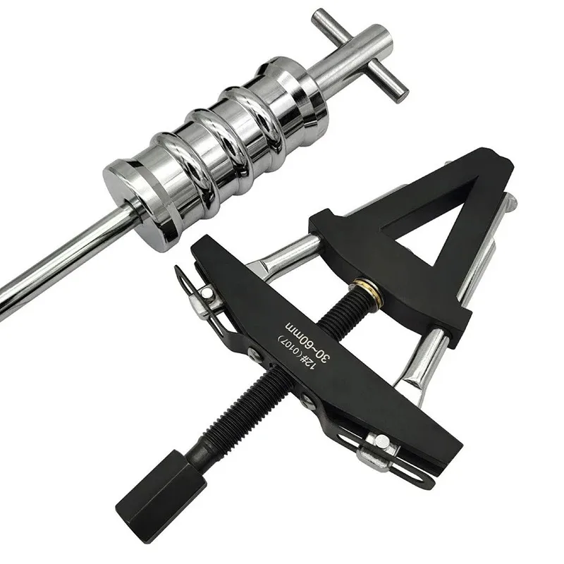 Adjustable Bearing Removal Outer Ring Puller Pulley Tapered Roller Non-Destructive Bearing Steel Slide Hammer Tool