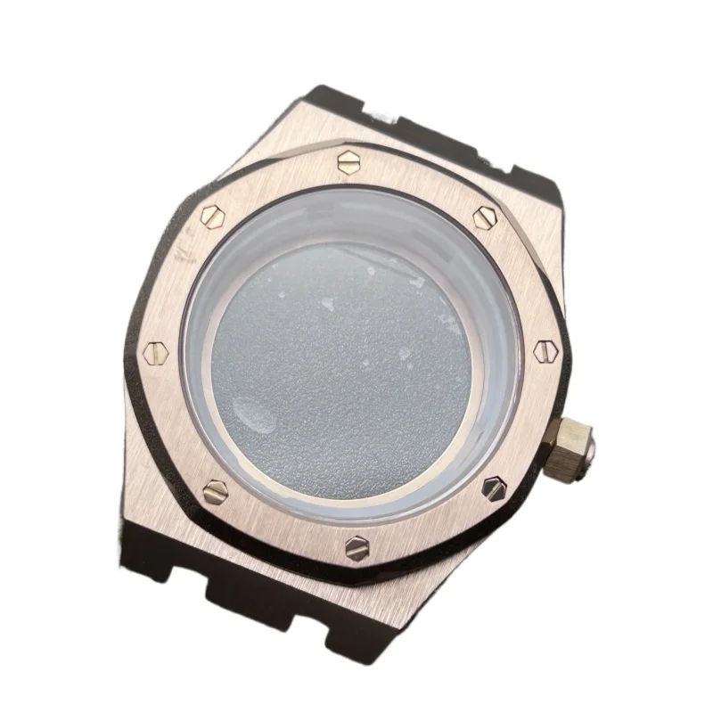 Accessories for NH35, Oak steel case, sapphire glass, suitable for NH35/NH36 movements