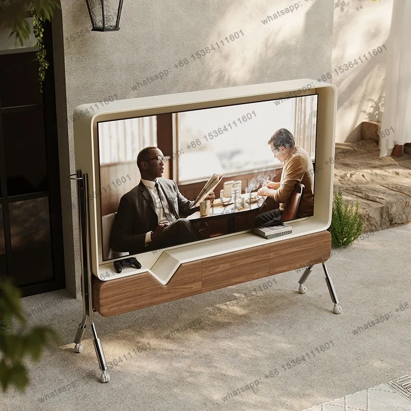 FG Storage Aesthetic Tv Stands Wood Designer Minimalist Nordic Monitor Tv Stands Display Wheels Muebles Para Tv Trendy Furniture