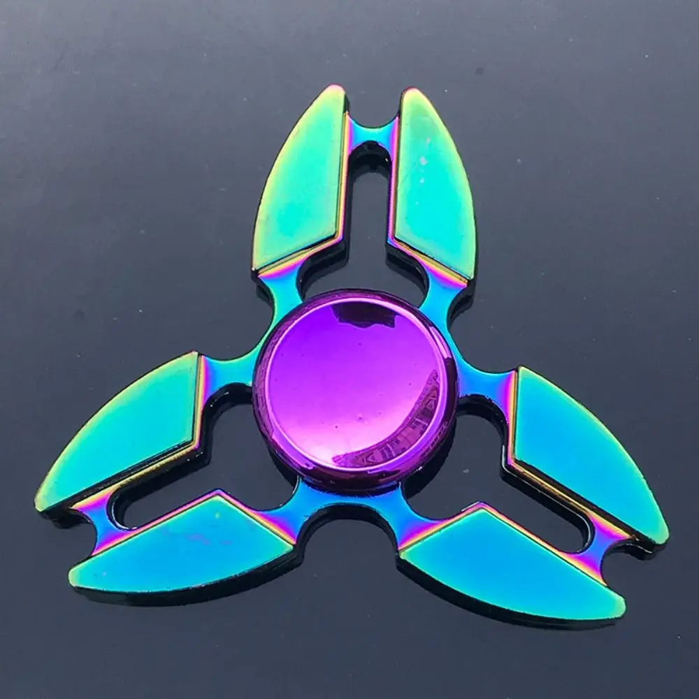 Dragon Wings Hand Spinner Alloy High Speed Metal Rainbow Finger Spinner Low Noise Anti-Anxiety Fingertip Gyro Children Toys