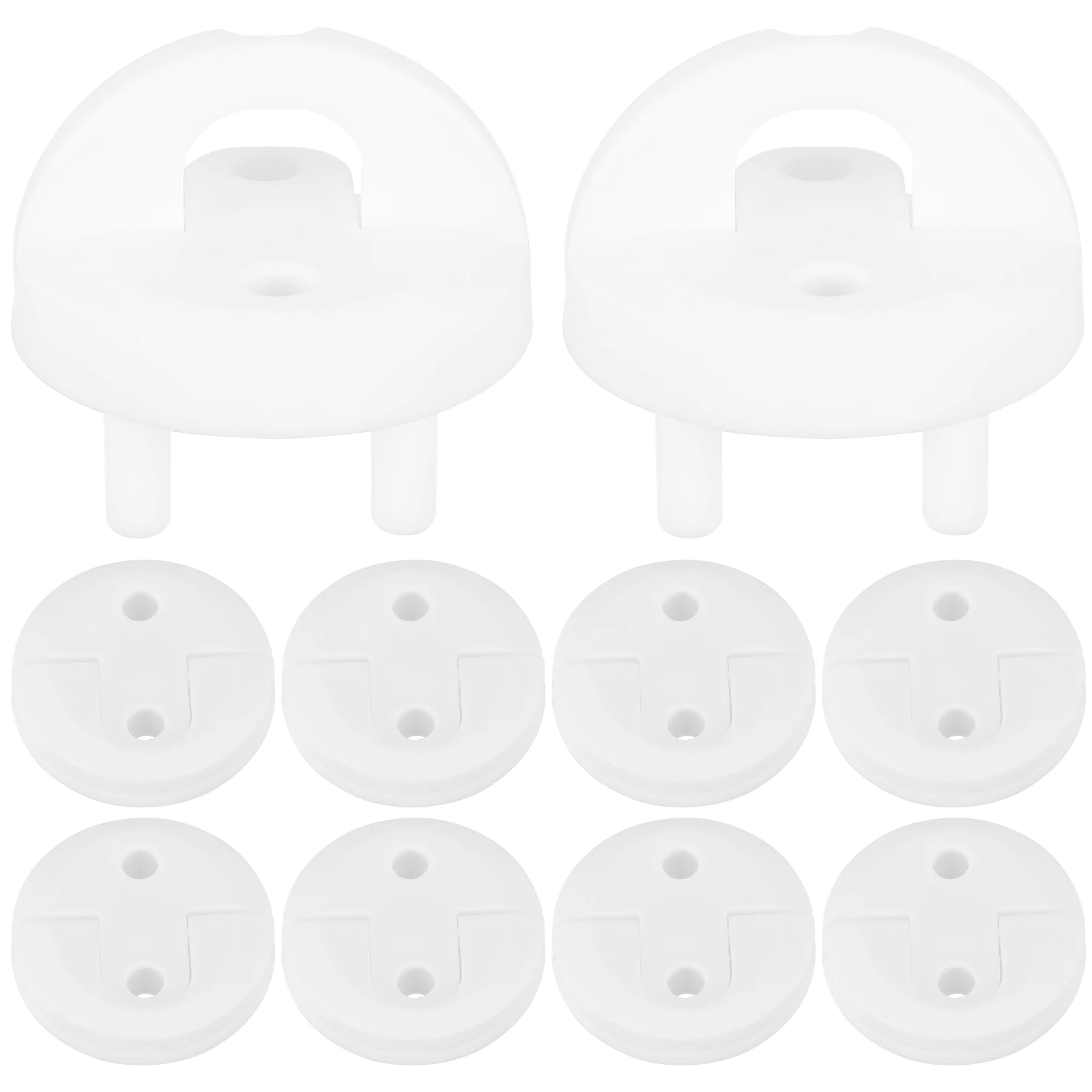

10pcs White Child Proof Outlet Covers Safety Plugs Anti Shock Electrical Socket Protector for Home School Baby Proofing Plug