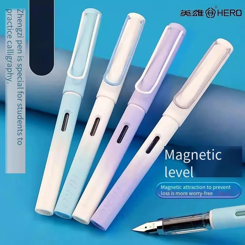 

Магнитная перьевая ручка HERO P206 с градиентным дизайном, ручка для каллиграфии