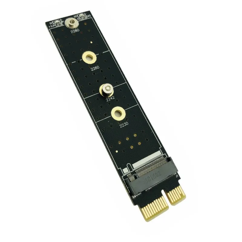 Riser PCIE zu m2 Adapter NVME SSD m2 zu PCI Express X1 Adapter PCIE Riser M Key Anschluss unterstützt 2230 2242 2260 2280 SSD Disk