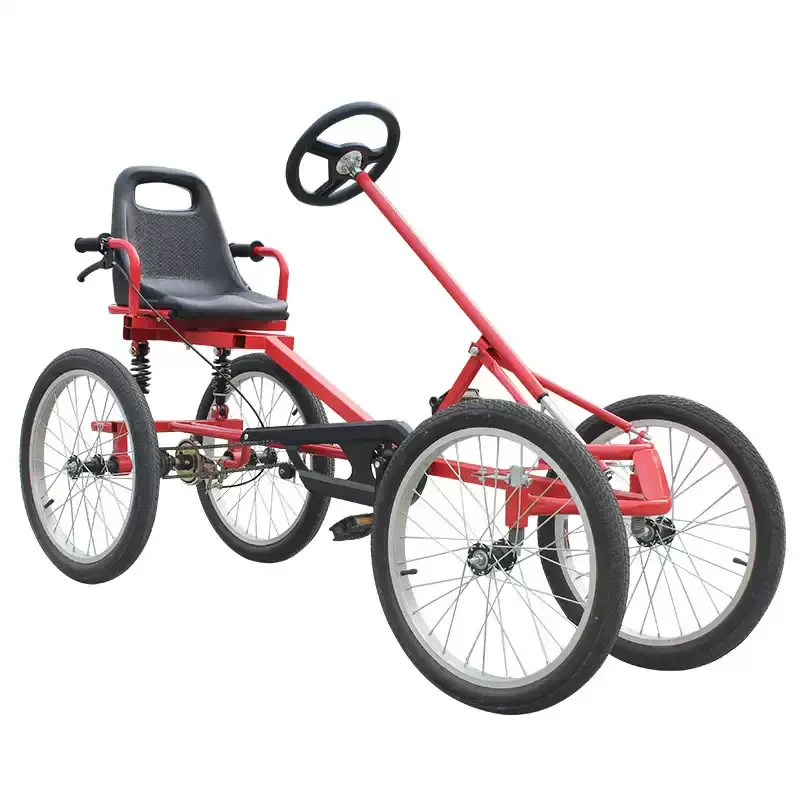 

High-Quality Metal Family Pedal Car for 1-4 , Go-Kart & Racer Parts, Accessories, Safe & Durable