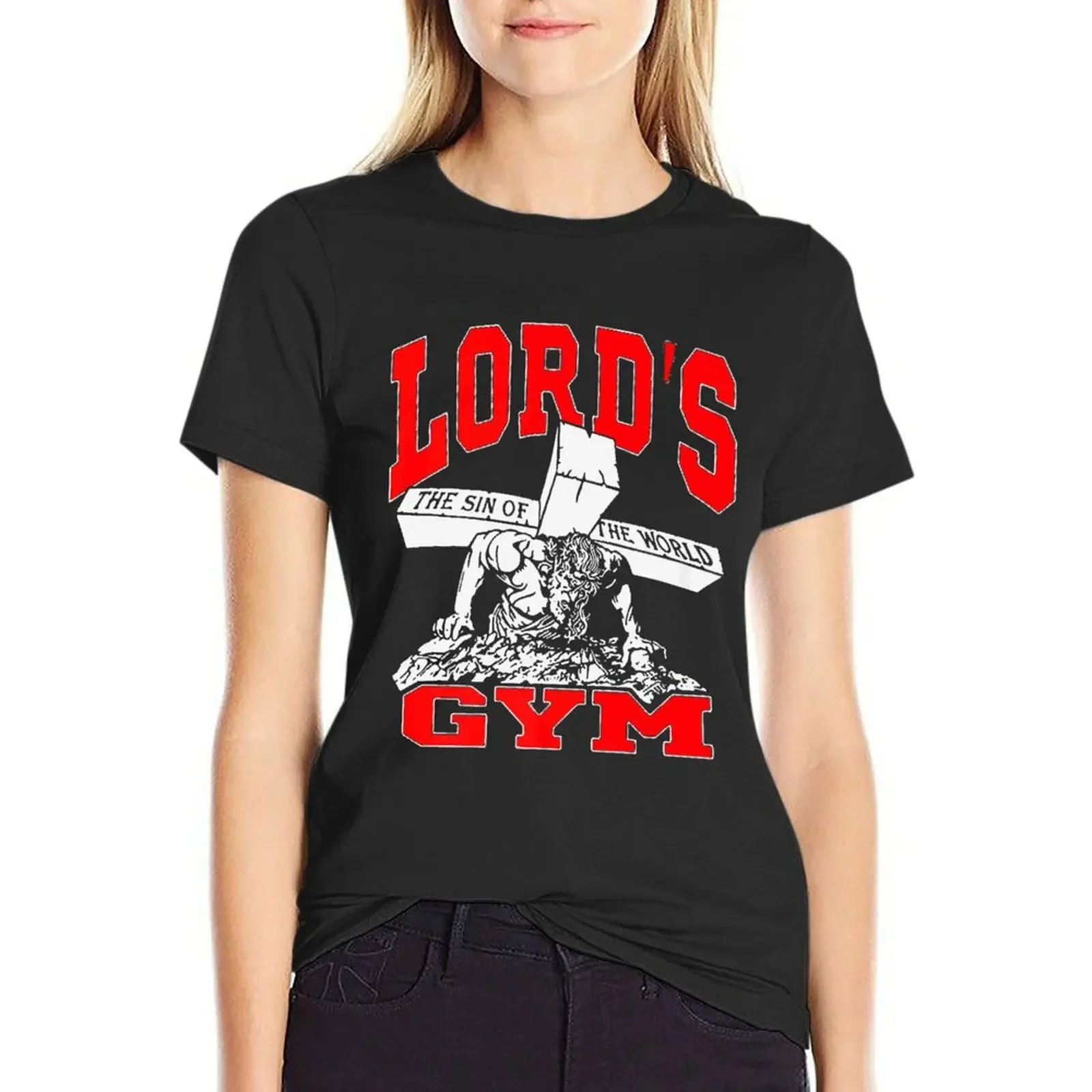 Lords Gym Shirts, Lord's The Sin of World Jesus T-shirt, Religious Faith Gym Tshirt, Deadlifter Shirt, Deadlift Funny Gi T-shirt