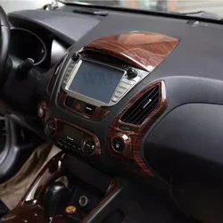 Car Interior Center Console Navigation Top Cover Trim For Hyundai IX35 2010 2011 2012 2013 2014 2015