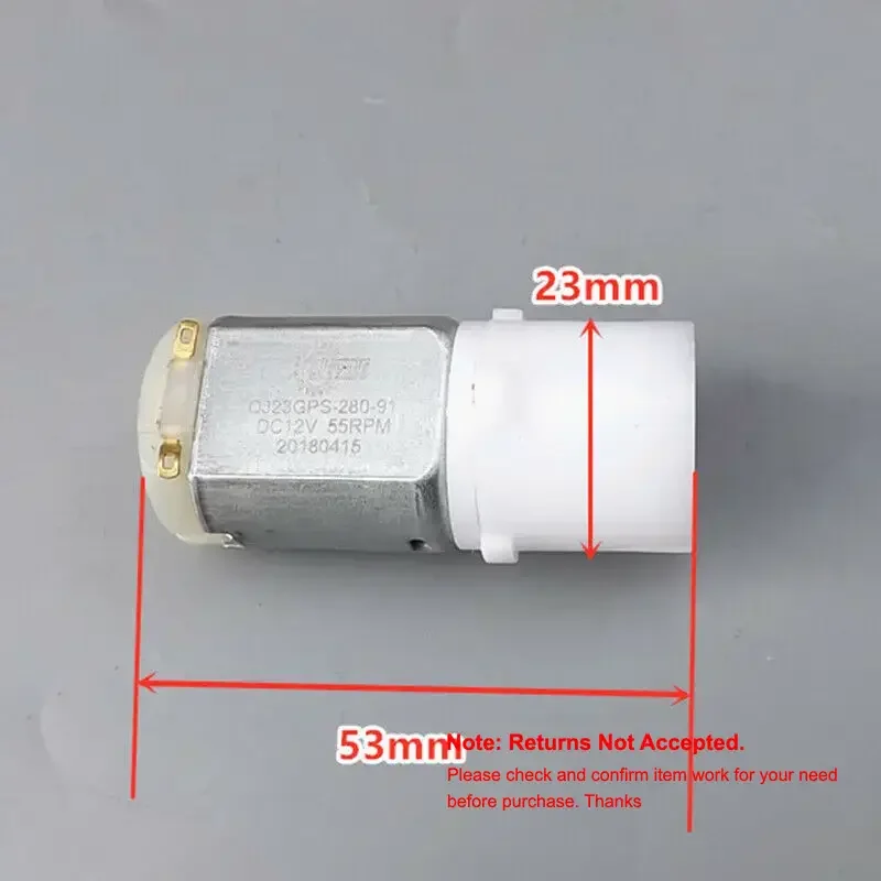 Micro 280 Planetary Gearbox Gear Motor DC 6V 9V 12V 55RPM Slow Speed Permanent Magnet Brush Motor DIY Electric Screwdriver