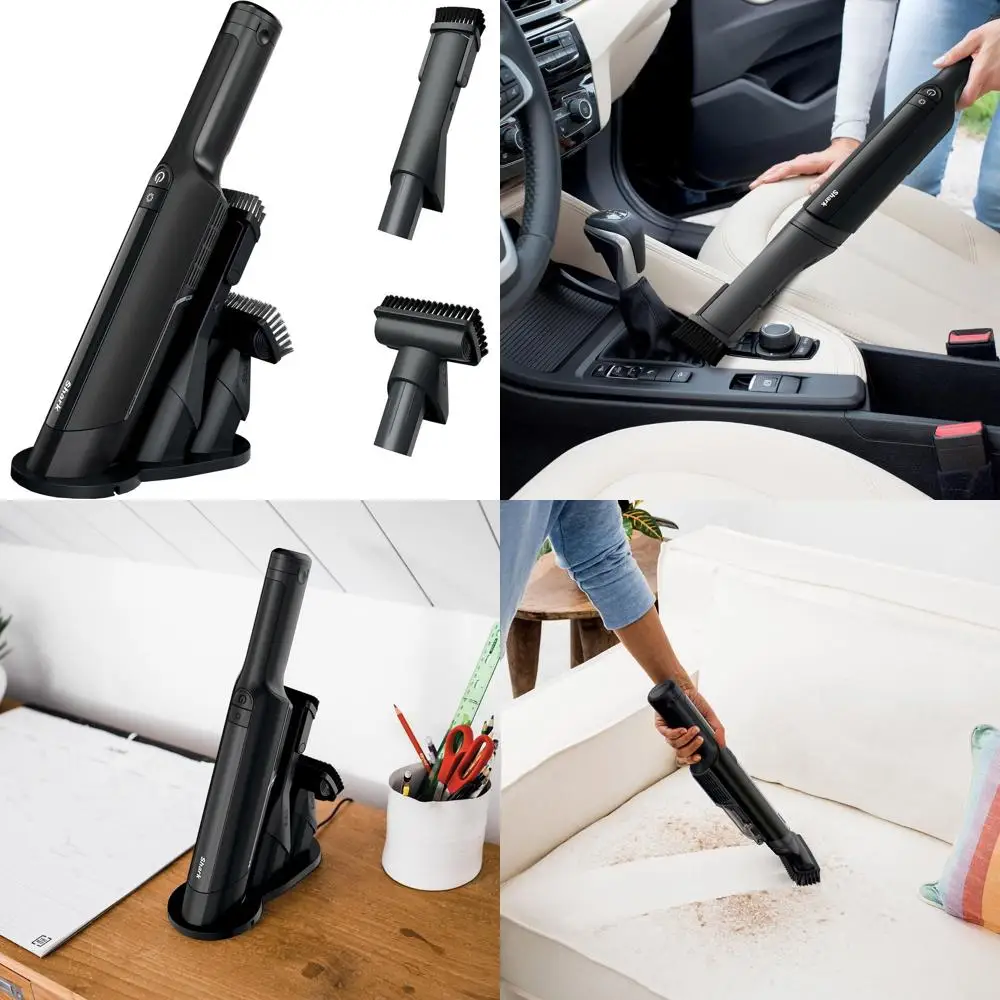 

Portable Cordless Vacuum Cleaner, Powerful Suction for Pet Hair, Car, Home, Lightweight, Black (Renewed)