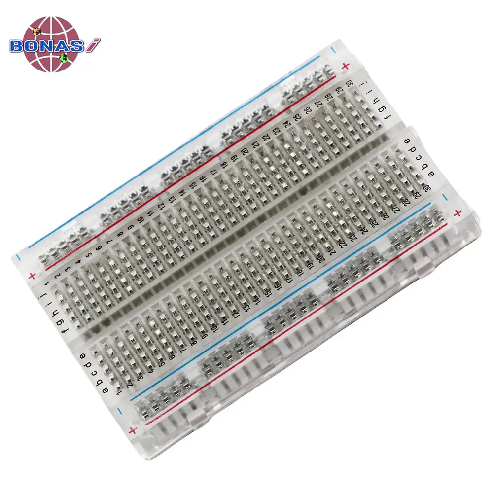 400 Tie Points Solderless PCB Breadboard Mini Universal Test Protoboard DIY Bread Board Bus Test Circuit Board for Arduino