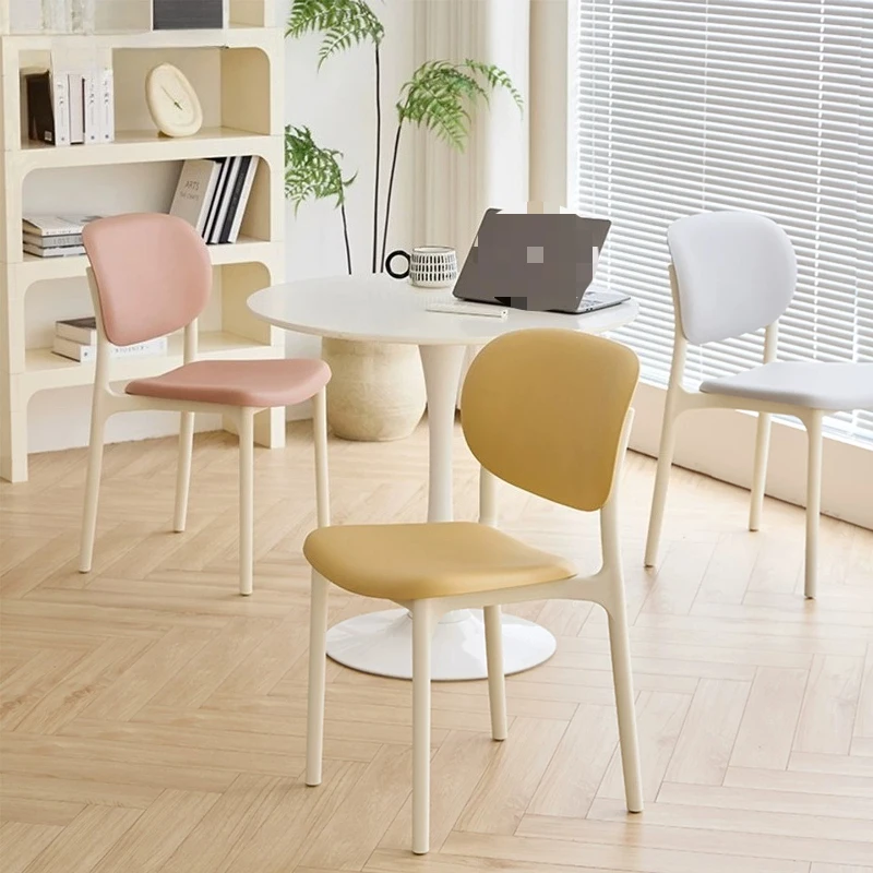 Platic Kids Dining Chairs Rustic Beautiful Stackable Design Dining Chair Kitchen Single Sillas Para Sala De Estar Furniture