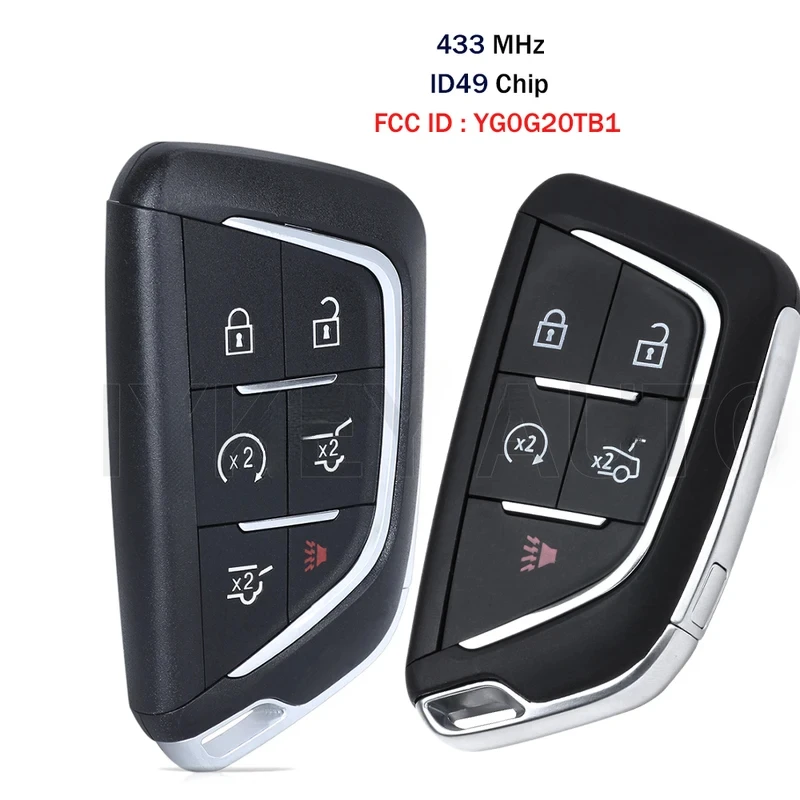 YG0G20TB1 13538864 13541988 13548127 Smart Remote Key Fob for Cadillac CT4 CT5 2020 2021 Escalade 2022 Lyriq XT4 2023 2024