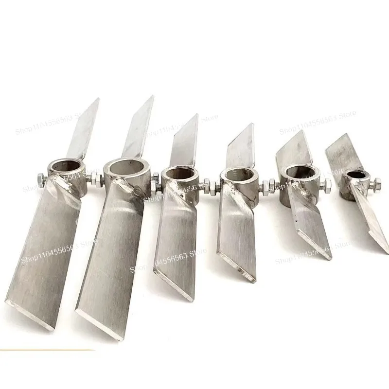 304/316 Stainless Steel Mixing Blades, 1/2/3-blade Agitator Paddles, Special for Reducer & Mixer Shafts