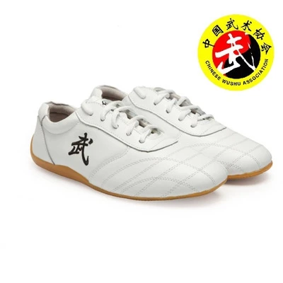 Chinese Kung Fu Shoes Tai Chi Shoe Taiji Genuine Leather Wu shu Martial Arts