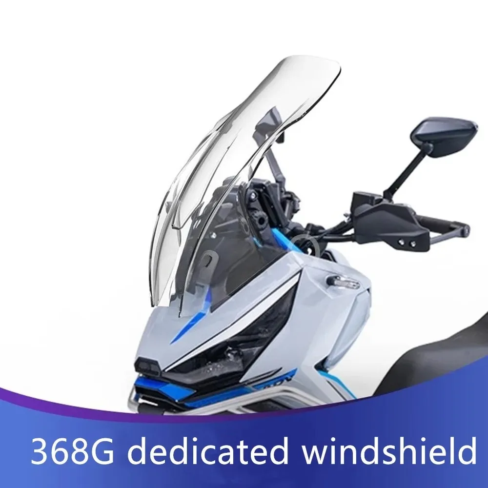 Motorcycle Windshield Modification Height Front Rain Shield Wind Deflector Non Destructive Installation For ZONTES 368G 368 G