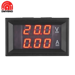 Digitale Voltmetro Amperometro DC 4.5V-30V 30A 50A Dual Display a LED Volt Amp Pannello Monitor Rosso e Rosso Rosso & Blu