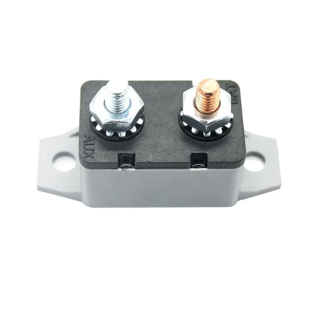 Car Boat Fuse Circuit Breaker Inline Reset Fuseholder Audio Video System Protector 12V 24V for Marine RV Bus
