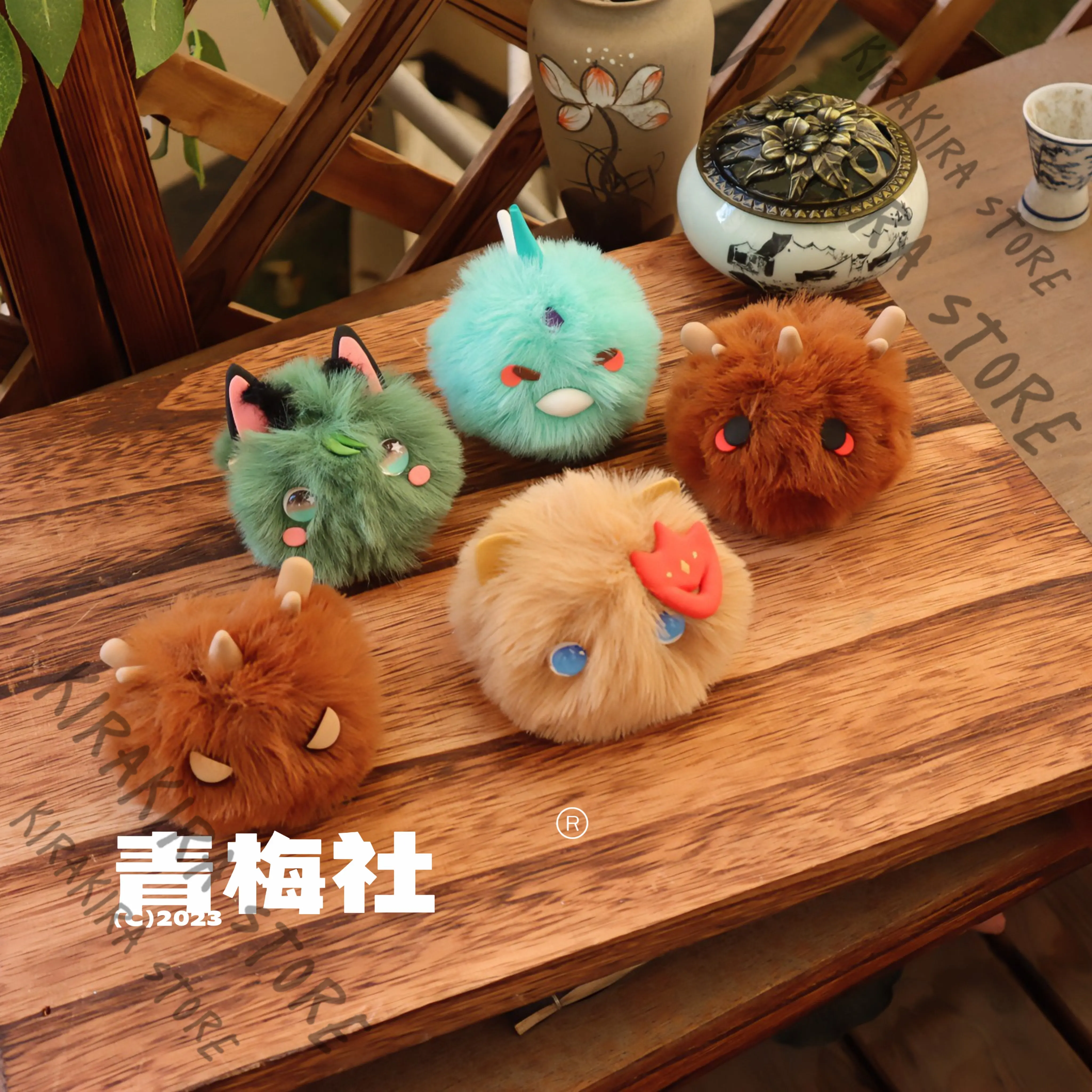 

Genshin ImpactTartaglia Zhongli Xiao Tighnari Anime Ball Pendant Cotton Cosplay Mascot Hanging Drop Adorable Gifts Kawaii