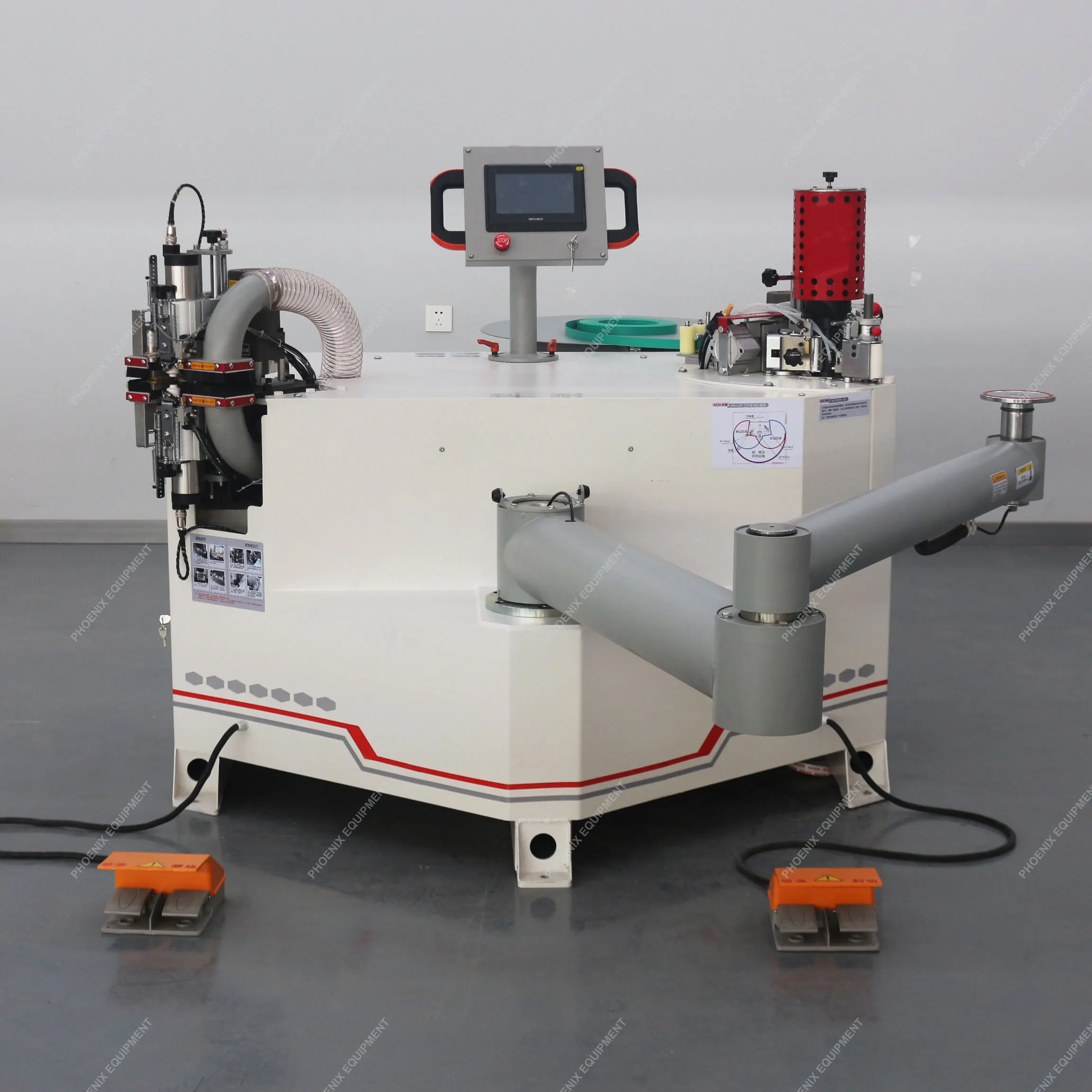 Folding Arm Curved Edge Banding Machine for Board Edge Banding Curved Straight Line Edge Banding Machine