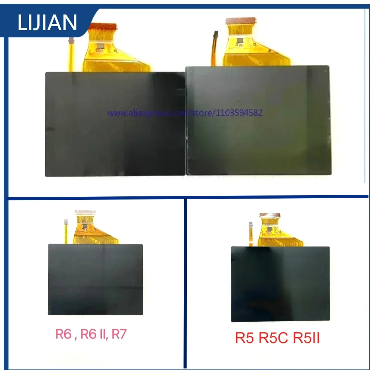 New Original Screen for Canon EOS R5 R5C R5II R6 R6II R7 LCD Display Screen with backlight Camera Repair Part