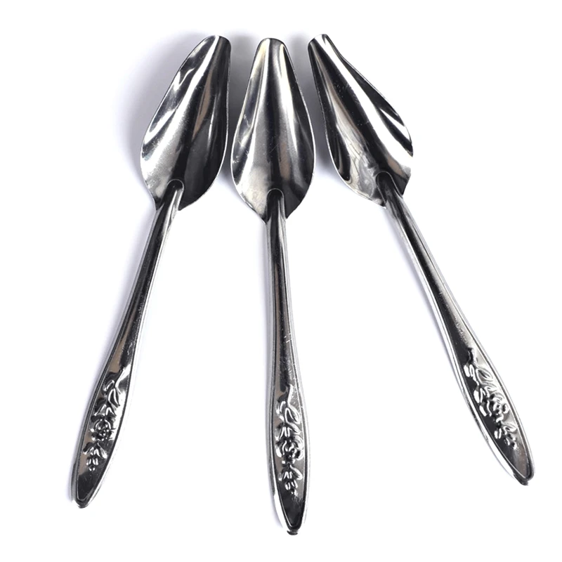 Parrot Feeding Spoon Stainless Steel Feed Water Feeder Spoons for Peony Dropship