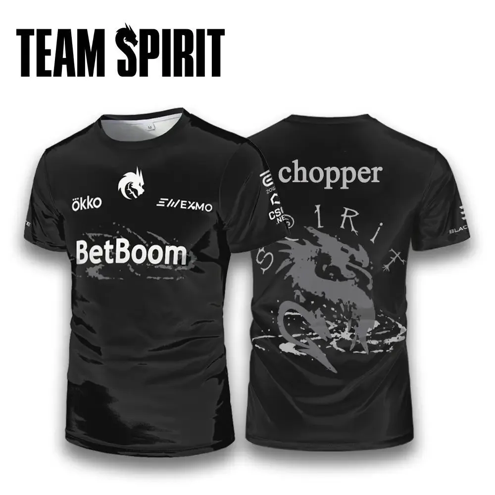 تي شيرت Team Spirit PRO الجديد لصيف 2025 25-26 CS2 Esports Club ثلاثي الأبعاد مطبوع تي شيرت عصري وغير رسمي #5