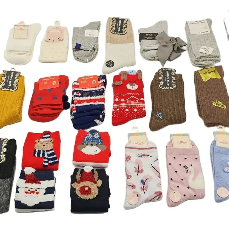 

Носки женские Короткие хлопковые с мультяшными животными, 4 пары