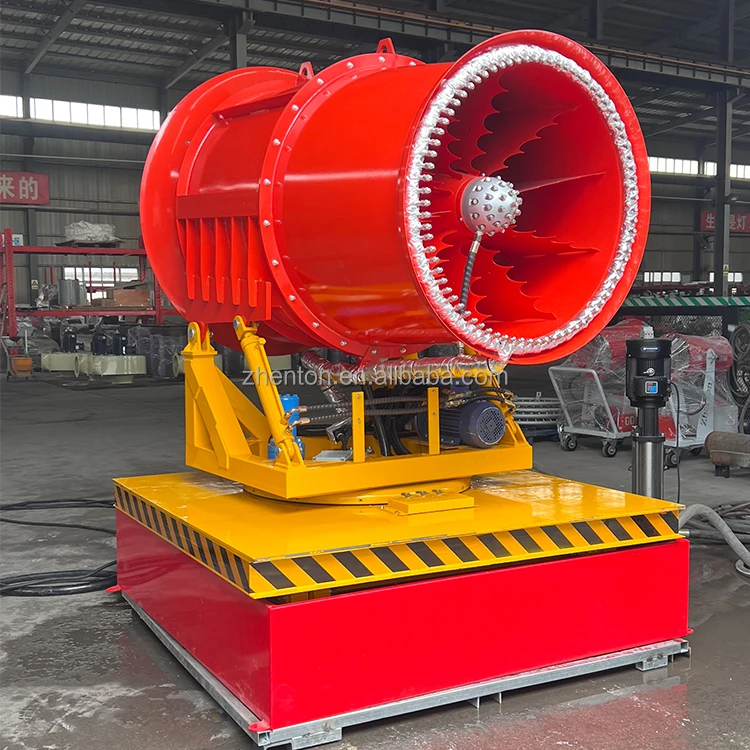 آلة رذاذ الماء البناء للمنفذ الصناعي ارتفاع ضغط الهواء البخاخ إزالة الغبار رذاذ مدفع للفناء #2