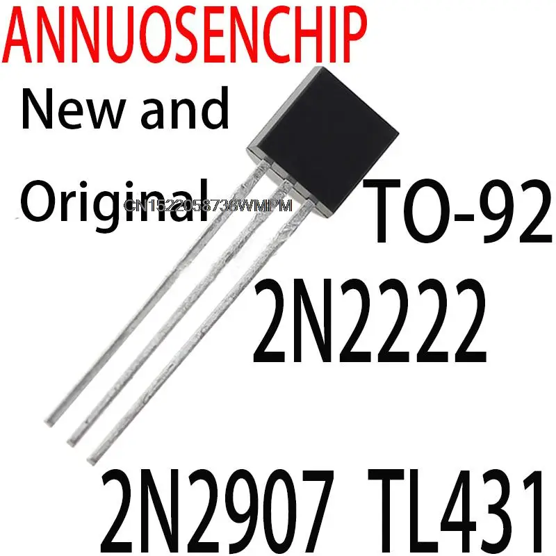 100PCS New and Original transistor TO-92 MPSA42 MPSA13 MPSA92 MPSA18 Z0103MA Z0607MA BT169D BT131-600 2N2222 2N2907 TL431