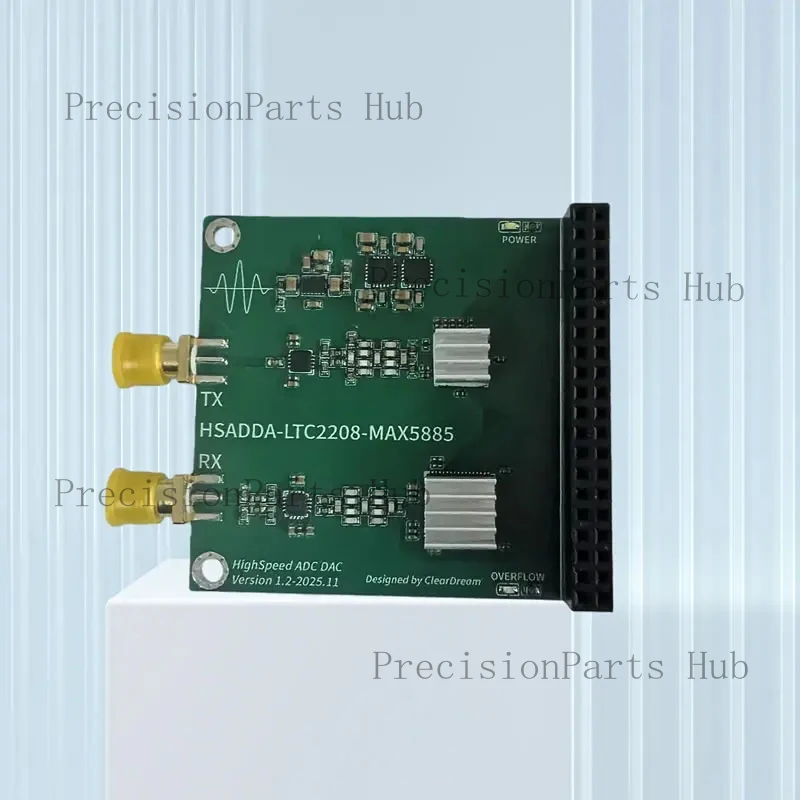 ADC ,High-speed DAC Module,Arbitrary Waveform Generation/Acquisition, LTC2208&MAX5885