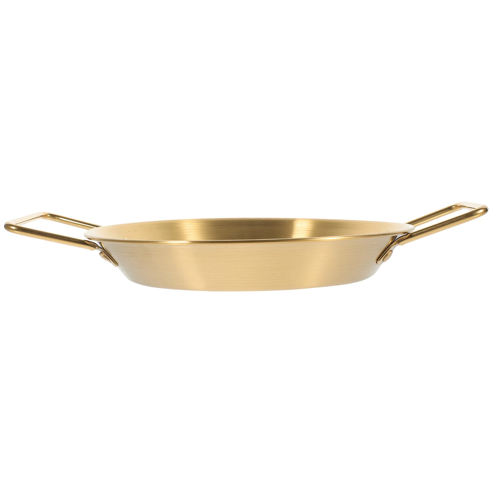 

Non Stick Binaural Pan Stainless Steel Frying Saucepan for Fried Chicken Seafood Rice Pasta Salad Cookware with Handle