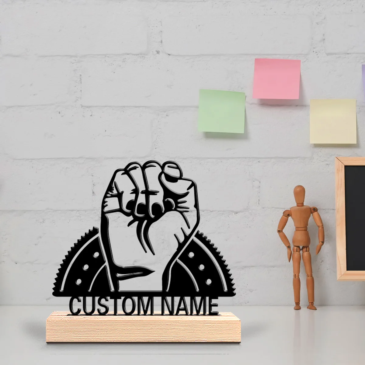 1 قطعة تماثيل معدنية رومانسية مخصصة للقبضة قاعدة خشبية معقدة ديكور للدراسة والمكتبة والمنزل القوطي والهالوين والكري