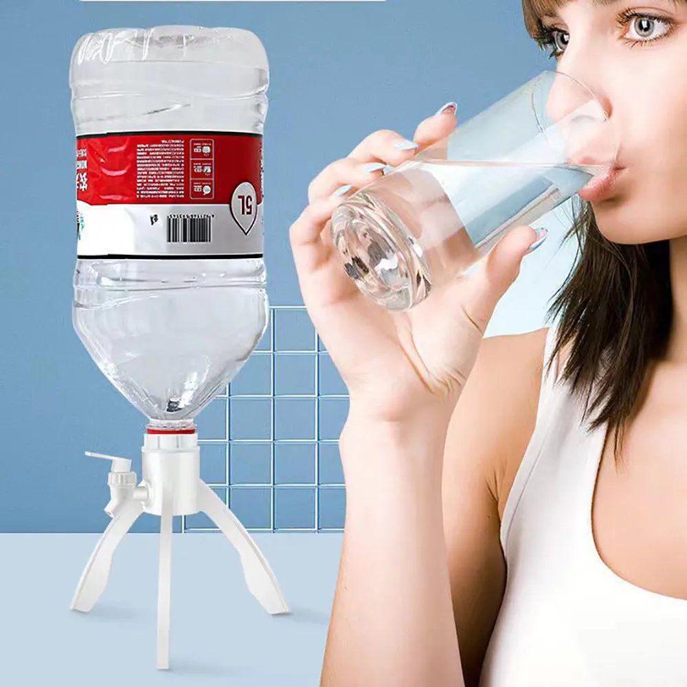 Upside Down Wasserflaschenhalter, umgekehrtes Trinkregal, Auslaufständer, Heimbüro, platzsparender Aufbewahrungsorganisator