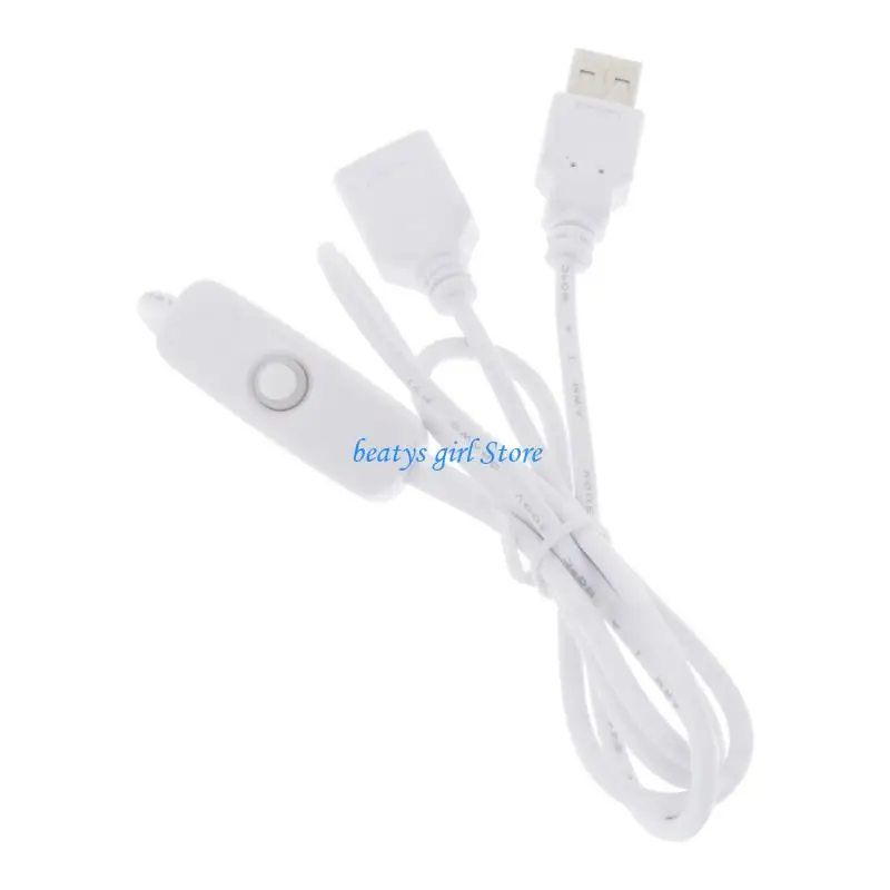 

C7AB Wall Mounted Bathroom Fan Single Speed USB Power Fan For Space Limited Environment Long Cord 262cm