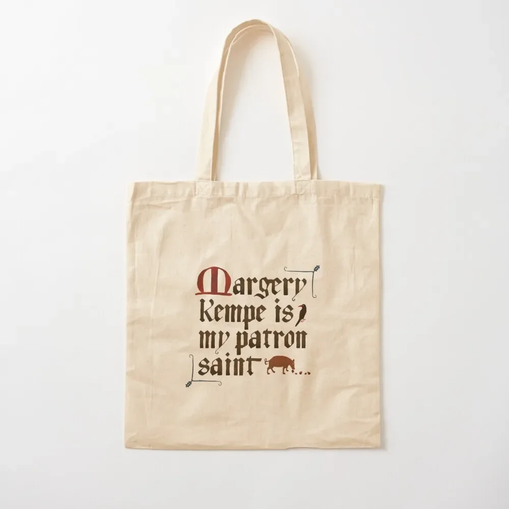 

Margery Kempe is my Patron Saint Tote Bag Reusable bags tote bag canvas canvas tote Canvas Bag