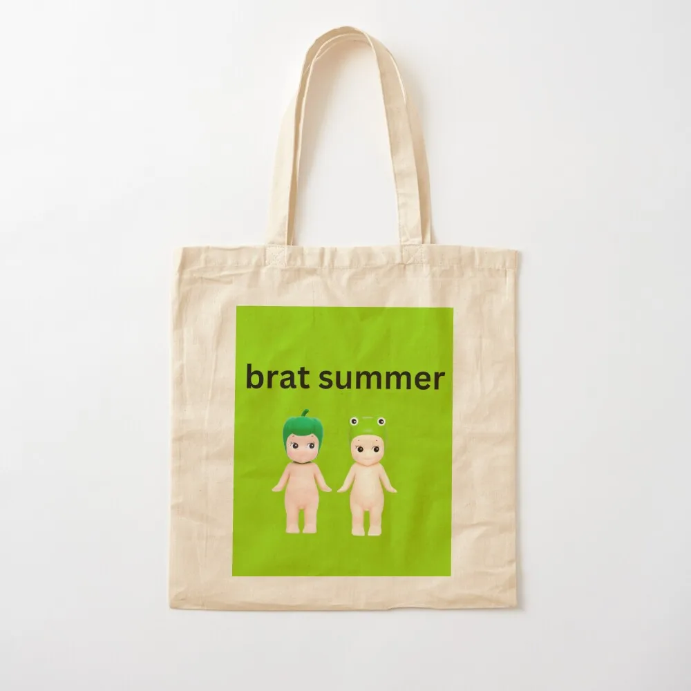 

Brat Summer Sonny Angels Tote Bag large size bags tote woman bags aesthetic woman shopping Canvas