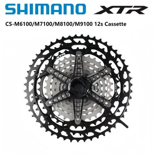 Shimano M6100 M7100 M8100 M8200 M9100 Cassette MS 12 velocidades DEORE SLX XT XTR serie 12s 10-51T/10-45T para pieza de paseo en bicicleta de montaña
