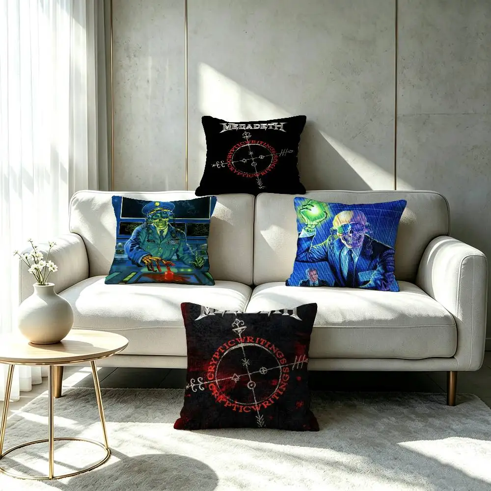 Thrash Metal Megadeth Pillow cover gift High definition digital printing,Surprise  vivid pattern Household.