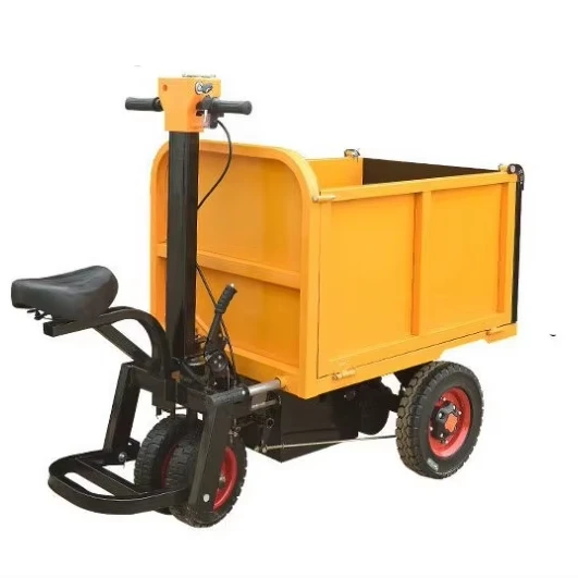 

Electric Hand-Push Inclined Dustbin Truck for Construction for Sand Agricultural Livestock Farming Material Handling Equipment
