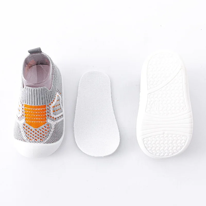 Baby Shoes Anti-slip Breathable Infant Crib Floor Socks with Rubber Sole for Children Boys Mesh Shoes Soft Bottom Baby Girl 아기신발