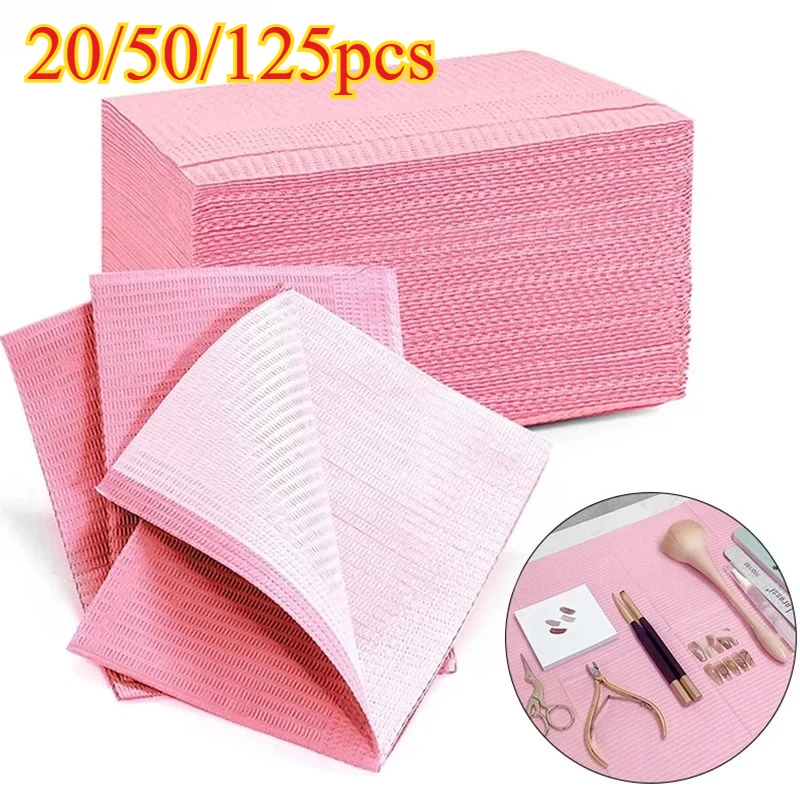 125/50/20Pcs Black One-Time Tattoo Cleaning Wipes Pad Disposable Dental Piercing