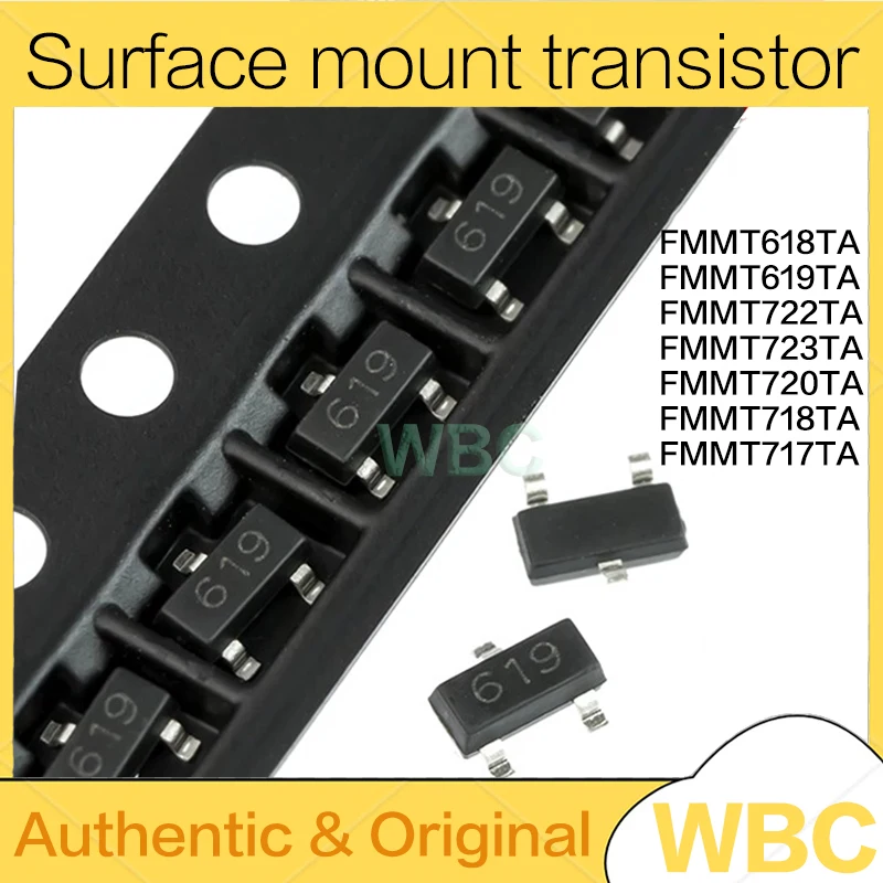 10Pcs/Lot FMMT717TA FMMT717 Mark 717 FMMT718TA FMMT718 718 FMMT720TA FMMT720 720 FMMT722TA FMMT722 722 FMMT723TA FMMT723 SOT23